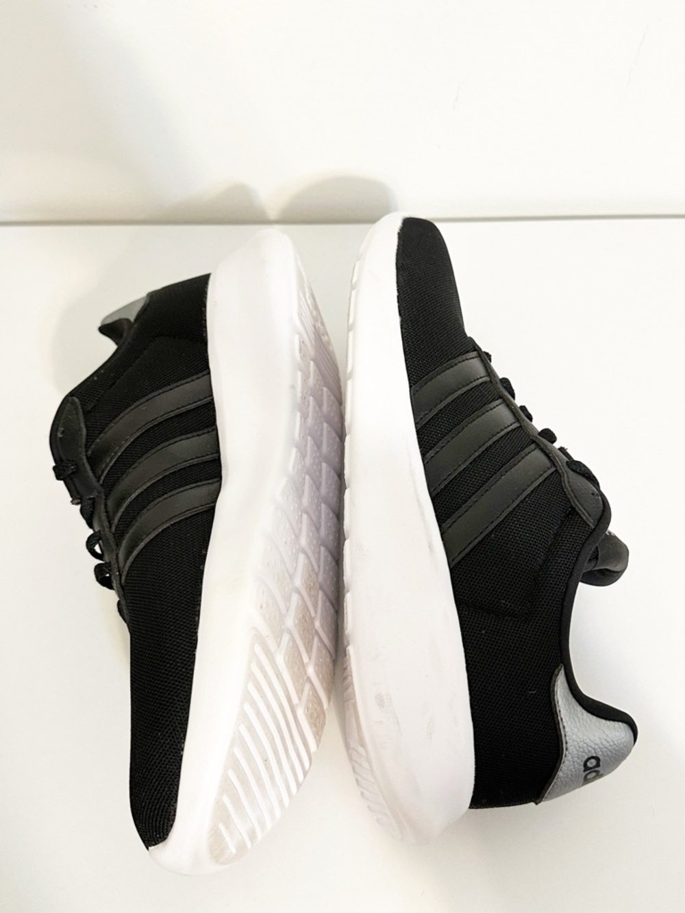 Adidas Lite Racer 3.0 Men's Running Shoes - Black/White - Size 7.5 - Picture 6 of 10